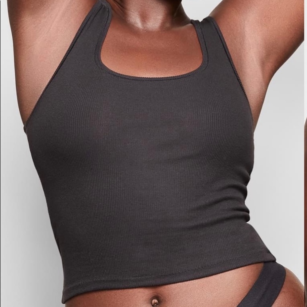 Skims Cotton Rib Crop Tank